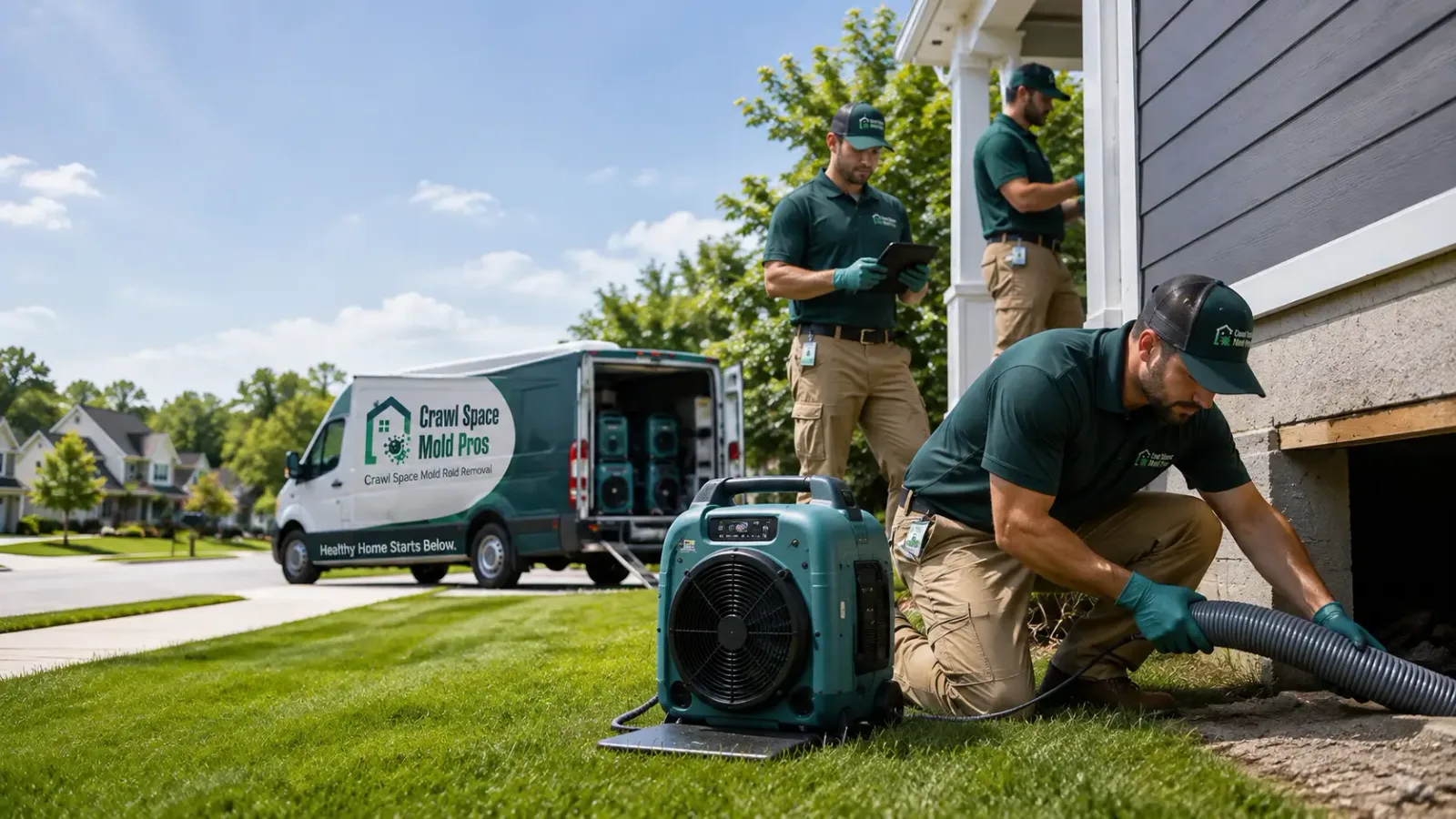 Crawl Space Mold Removal in Foothill Ranch, CA